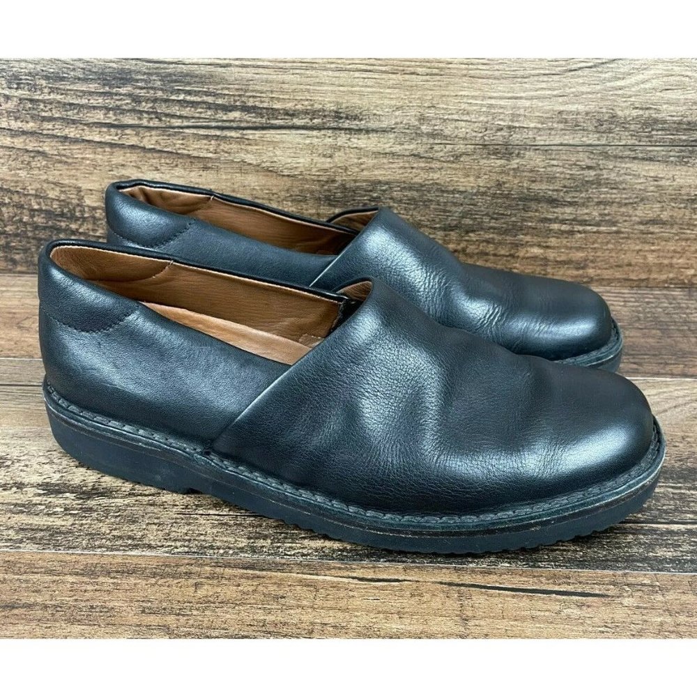 1803 Shoes US 6 Black Loafers Comfort Slip On